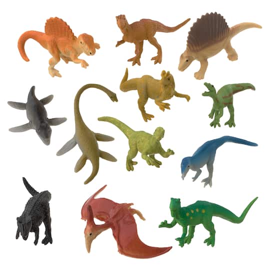 12 Pack: Safari Ltd&#xAE; TOOBS&#xAE; Carnivorous Dinos Set